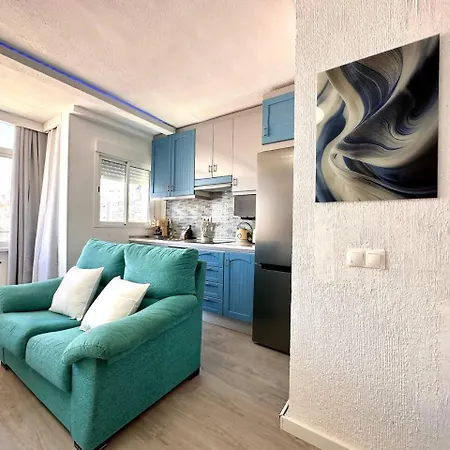 Encantador Estudio Con Piscina, Parking, Gran Tv - Torremolinos Centro 公寓