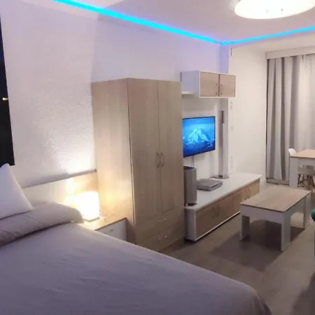 Encantador Estudio Con Piscina, Parking, Gran Tv - Torremolinos Centro 公寓 托雷莫利诺斯